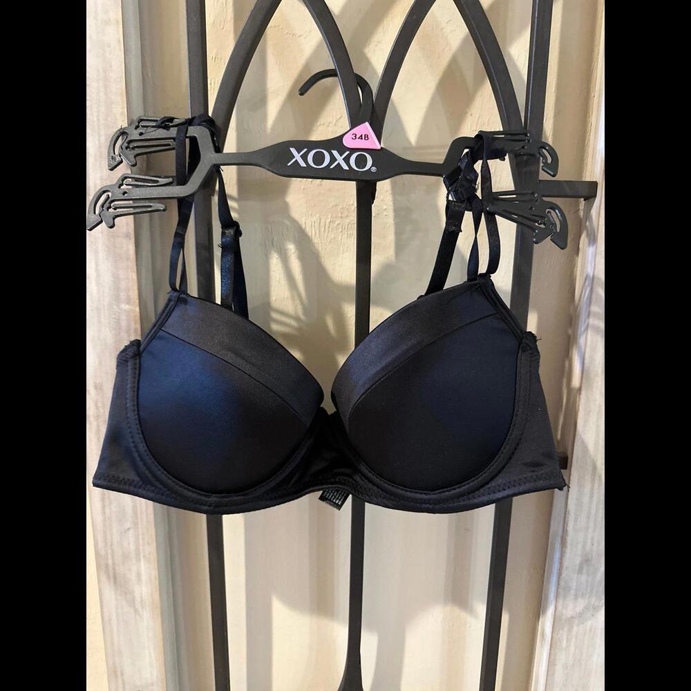NEW Black Bra XOXO 34B Padded